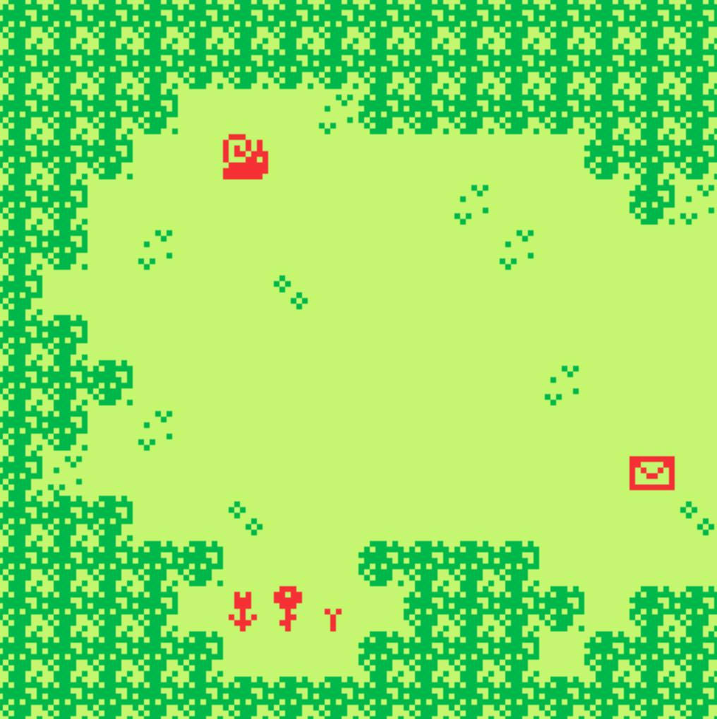 A screencap of the game Snail takes a walk.